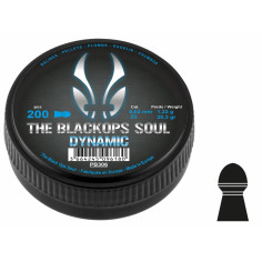 Plombs Soul Dynamic Black Ops 5,5 mm boite de 200 pces