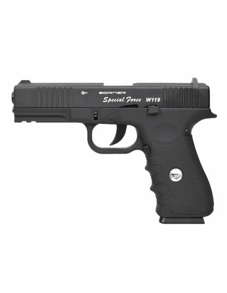 Pistolet Special Force W119 Borner 4,5 mm CO2 Billes Acier