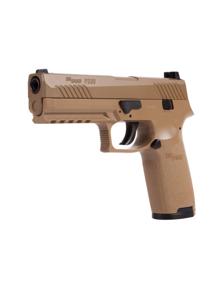 P320 Sig Sauer Blowback tan 4,5mm CO2 Plomb