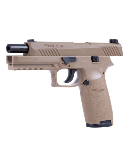 P320 Sig Sauer Blowback tan 4,5mm CO2 Plomb